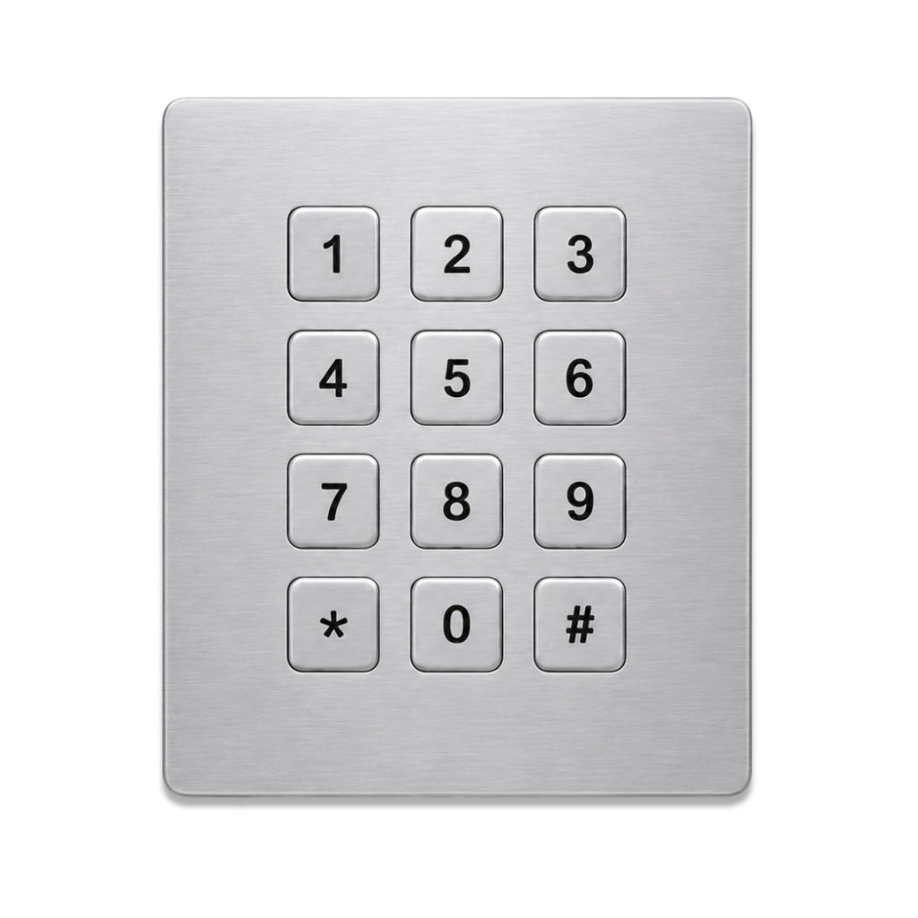 Linepro 4x3 Stainless Steel Industrial Metal Keypad | Model LP 2319