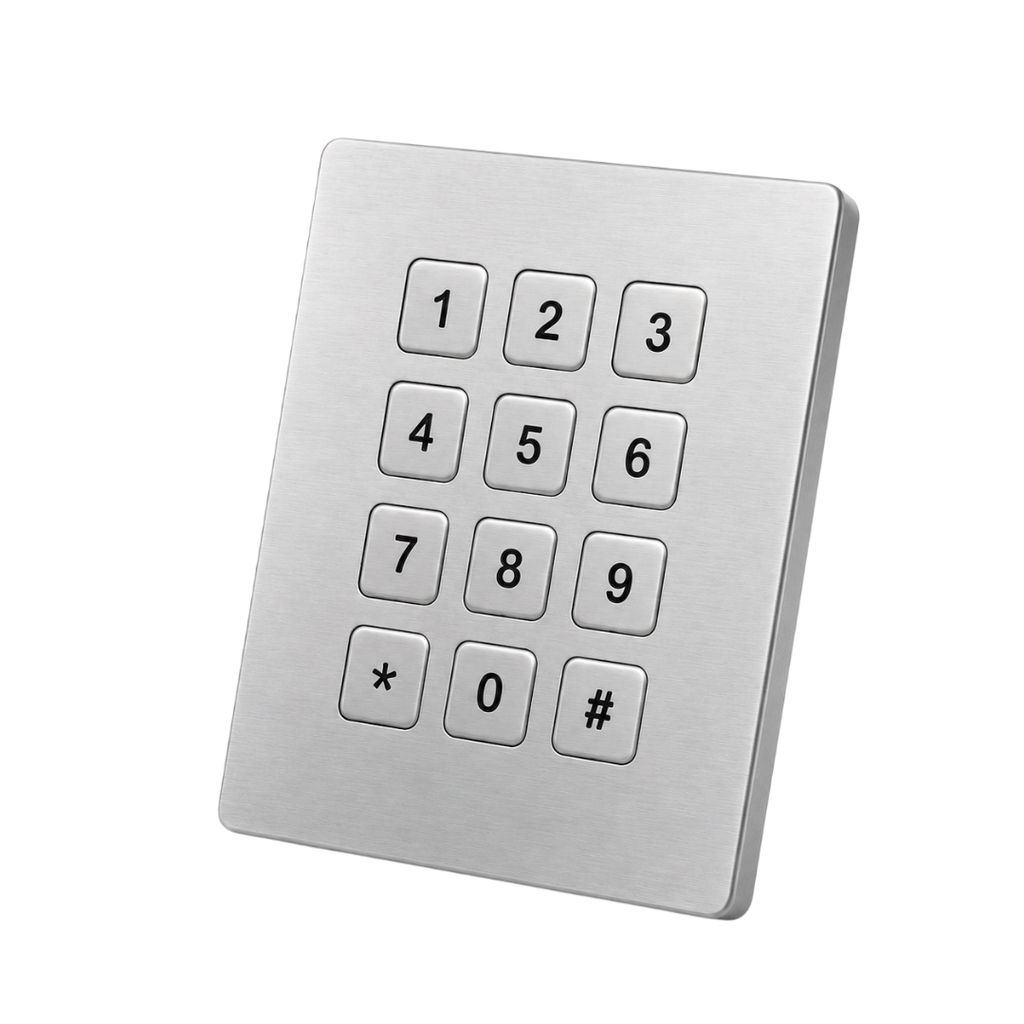 Linepro 4x3 Stainless Steel Industrial Metal Keypad | Model LP 2319 view 2