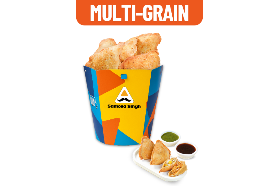 Cheesy samosa bucket -multigrain(10 pcs)