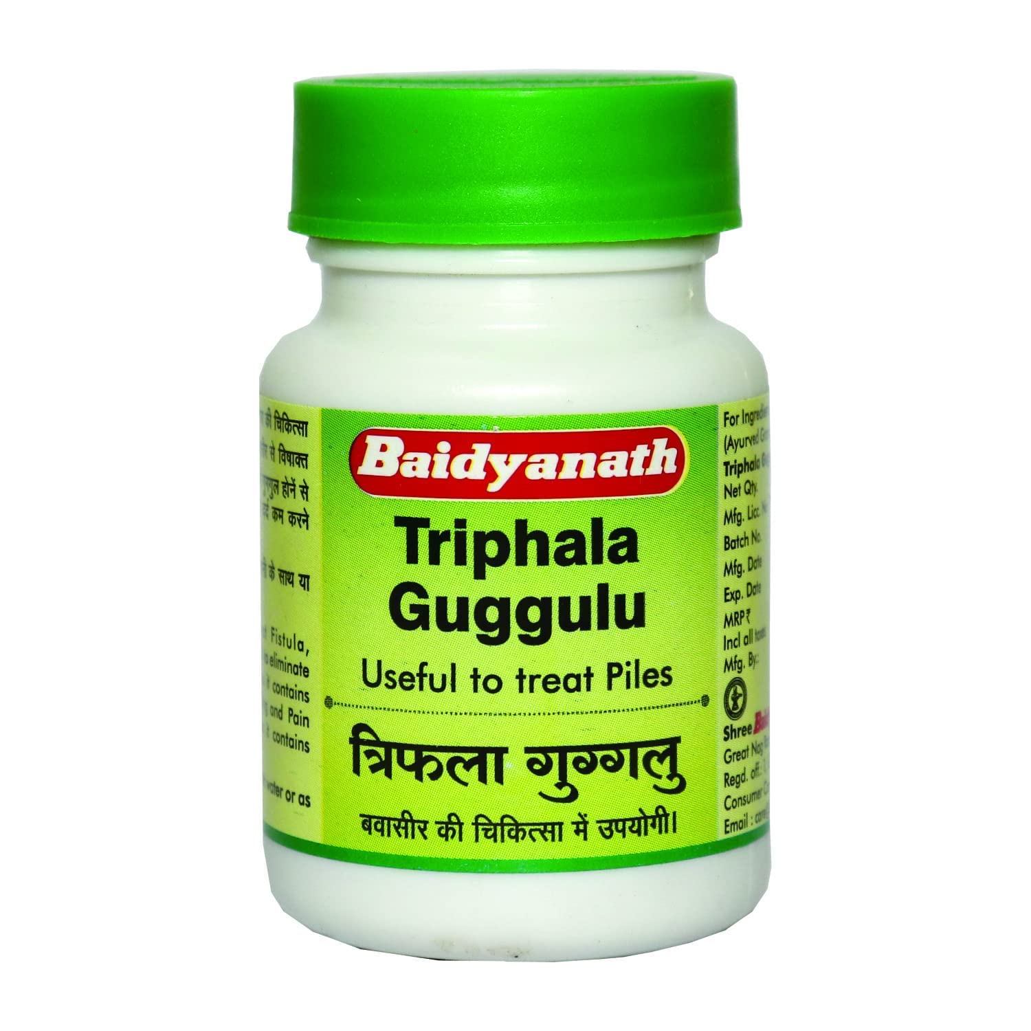 Baidyanath Triphala Guggulu 80 Tab