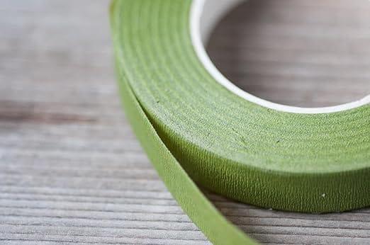 6 Rolls Green Florist Tape for Flower Arrangements, 1/2 Inch by 30 Yards Each view 2
