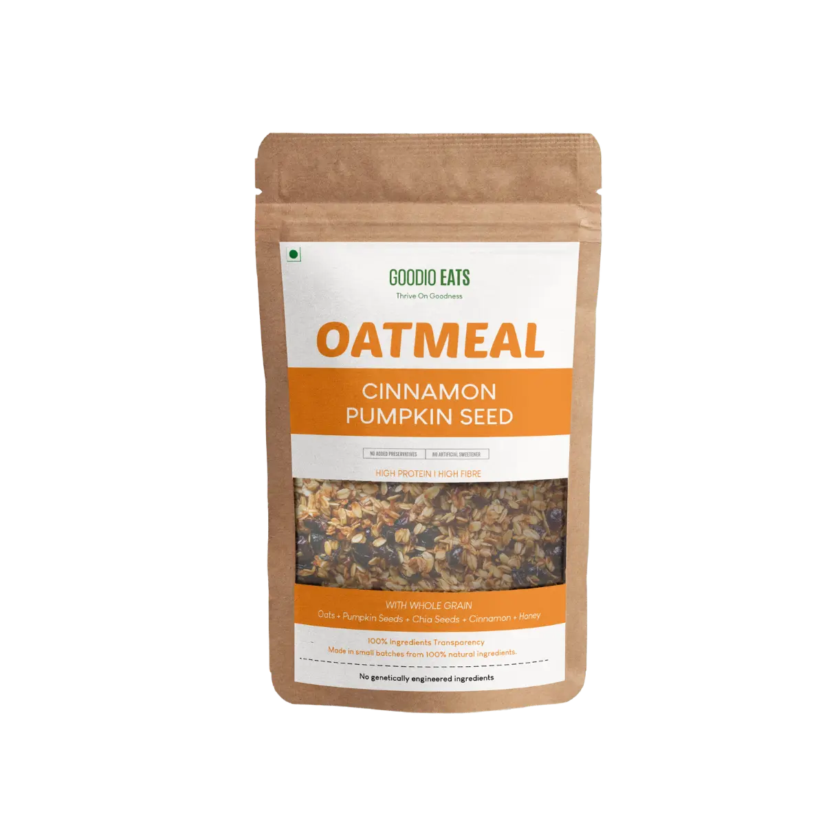 Cinnamon Pumpkin Seed Oatmeal