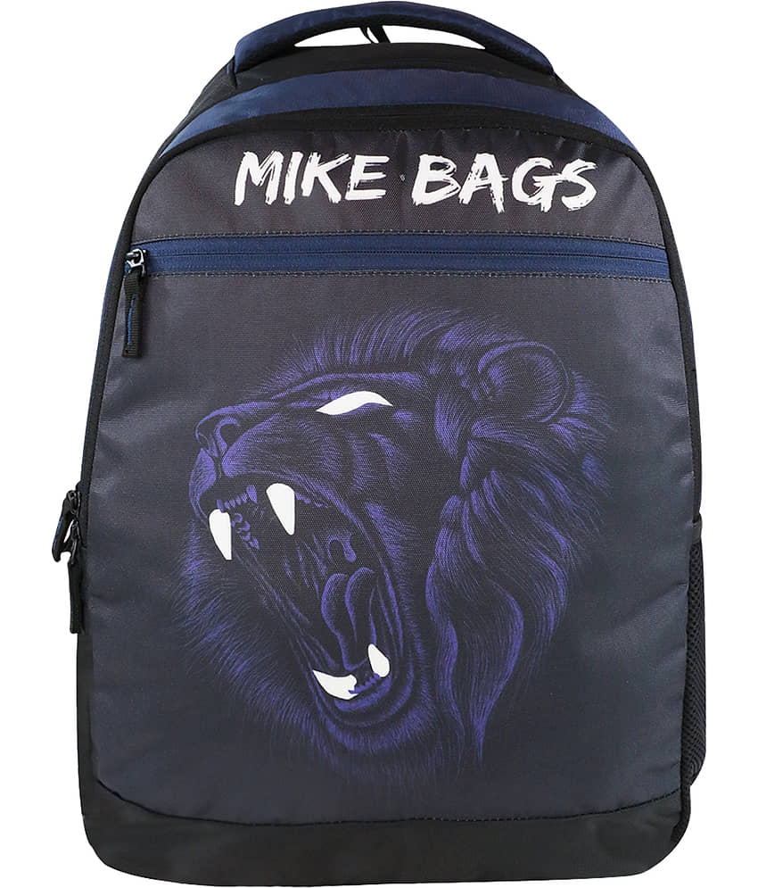 mikebags 27 Ltrs Blue Polyester College Bag