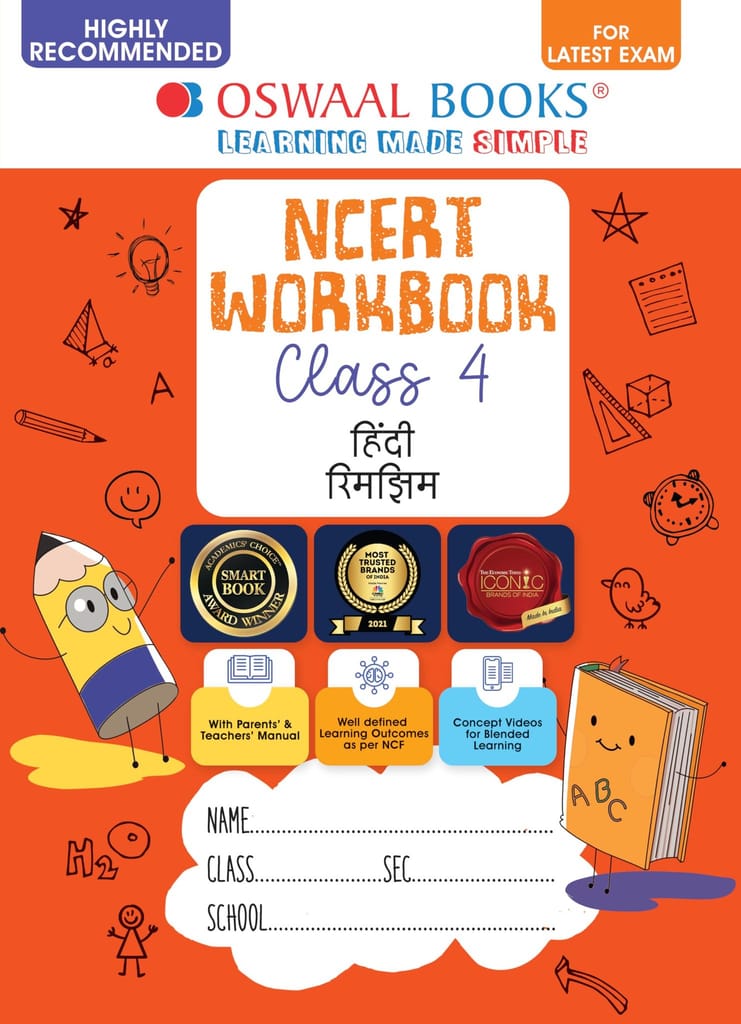Oswaal NCERT Workbook Hindi (Rimjhim) Class 4 (For Latest Exam) [Paperback] Oswaal Editorial Board [Paperback] Oswaal Editorial Board