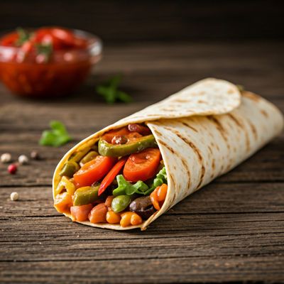 Veg Mexican Spicy Wrap