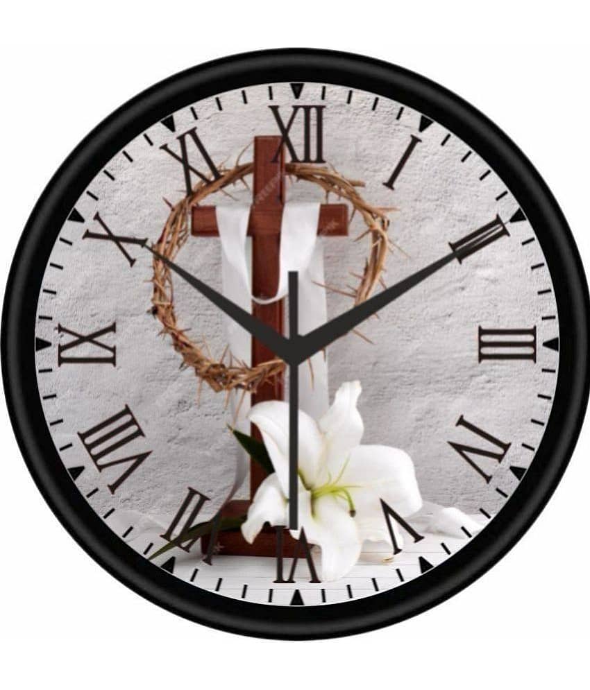 KP CRAFT Circular Analog Wall Clock