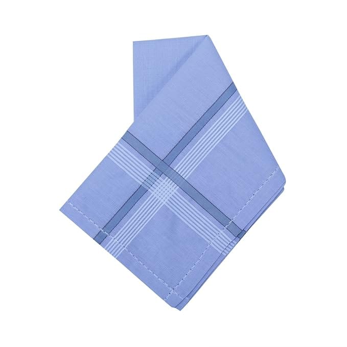 Royal Mart Men's Light Color Striped Premium Handkerchief - Pack of 3 view 2