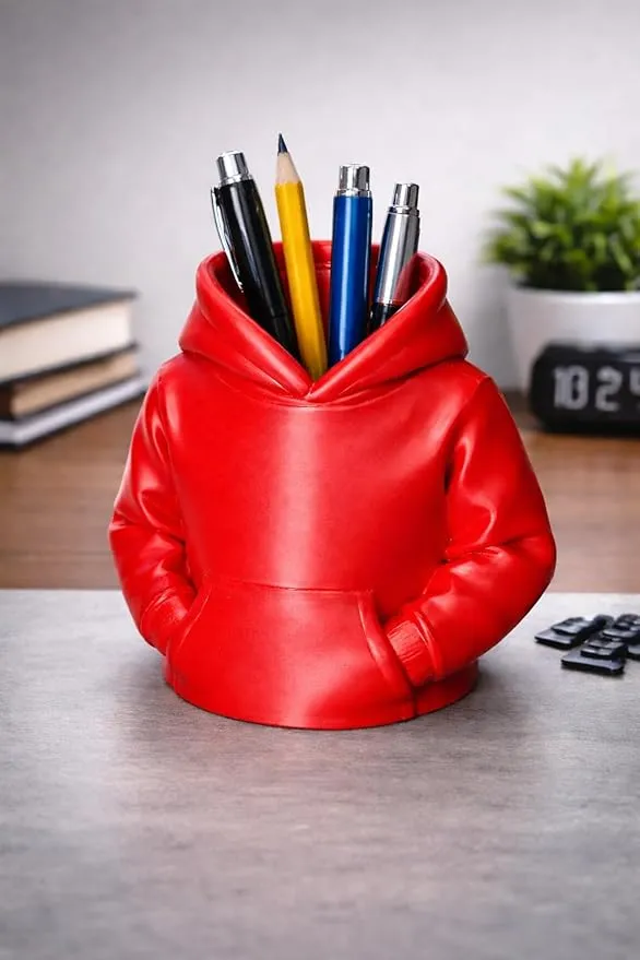 Hoodie Style Pen Holder (RED)
