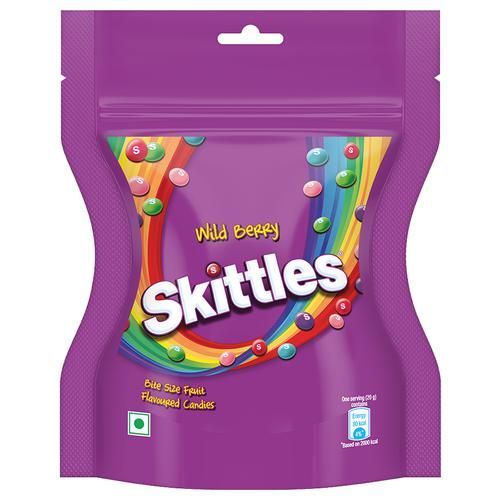 Skittles Wildberry Fruit Flavoured Candies, 10gm