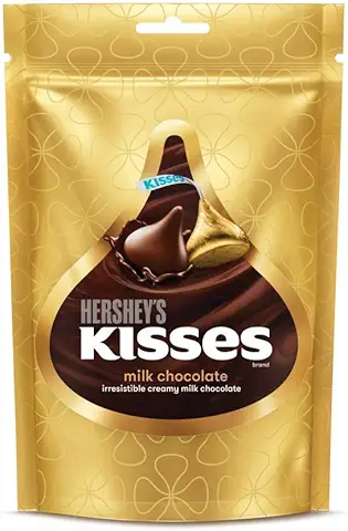 HERSHEY'S Kisses Vegetarian Milk Chocolate,36 Grams