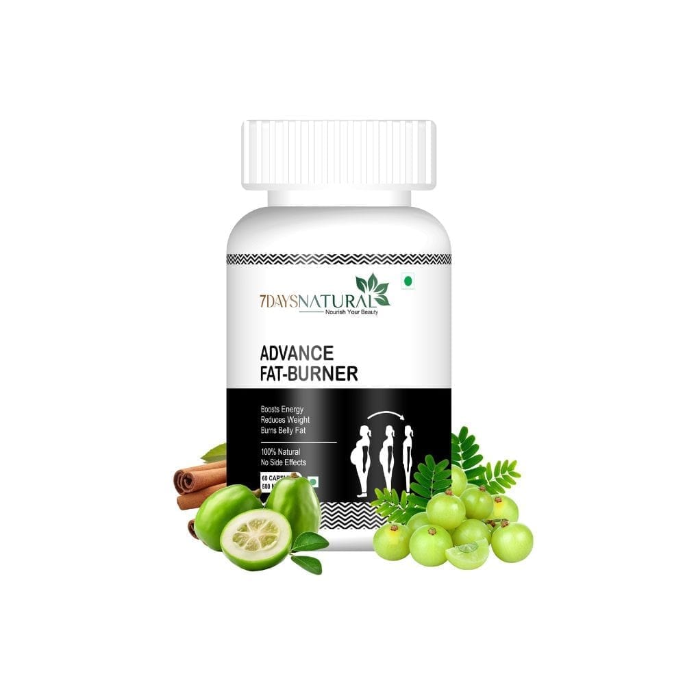 7Days Natural Advanced Fat Burner Capsule | Loose Inches capsule for Men and Women view 2