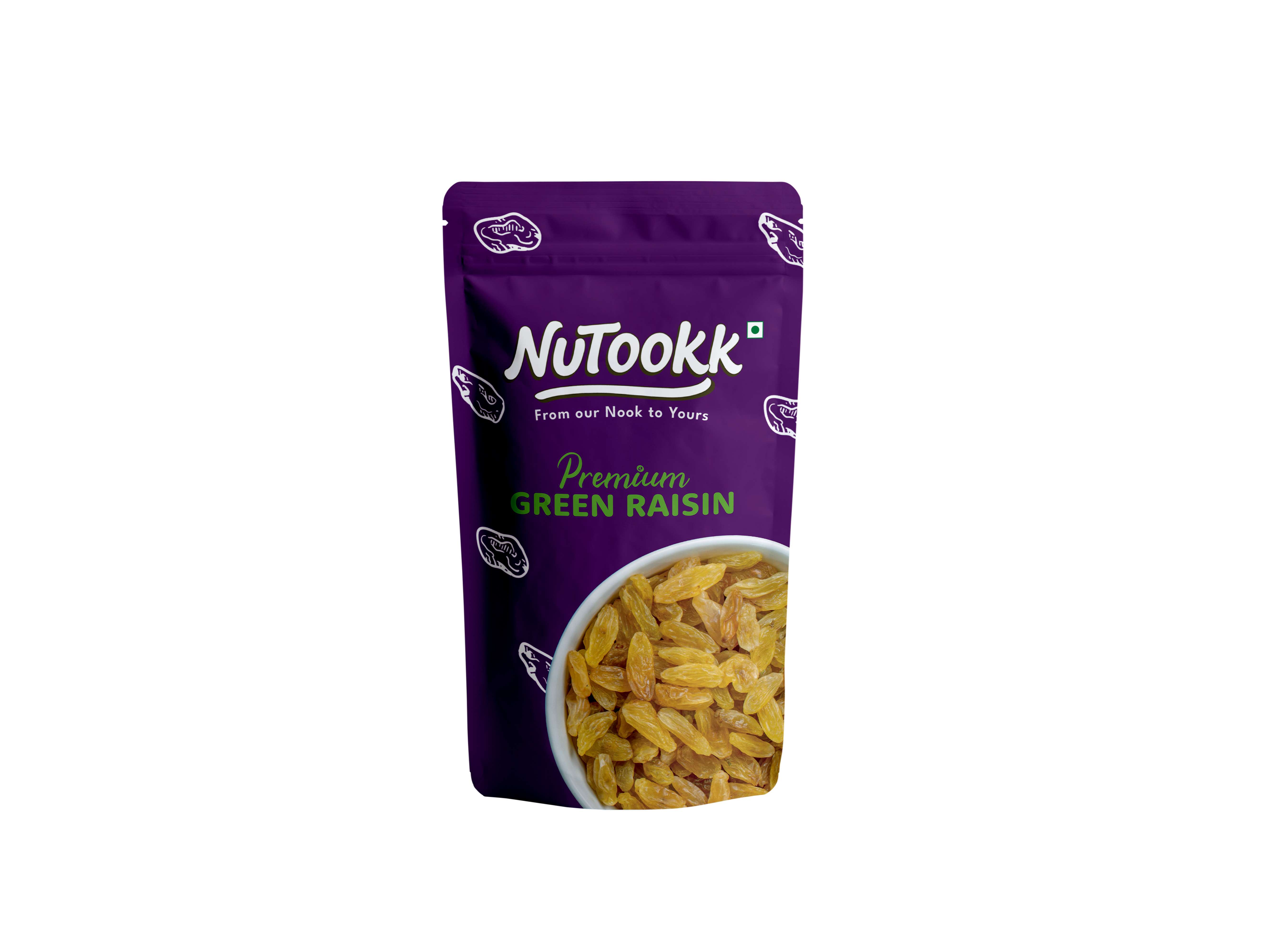Nutookk Premium Green Raisins - 200g