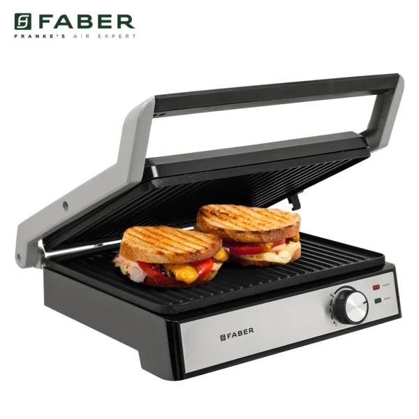 Faber Sandwich Maker Panini Maker FTG 2200W 3IN1 SS BK