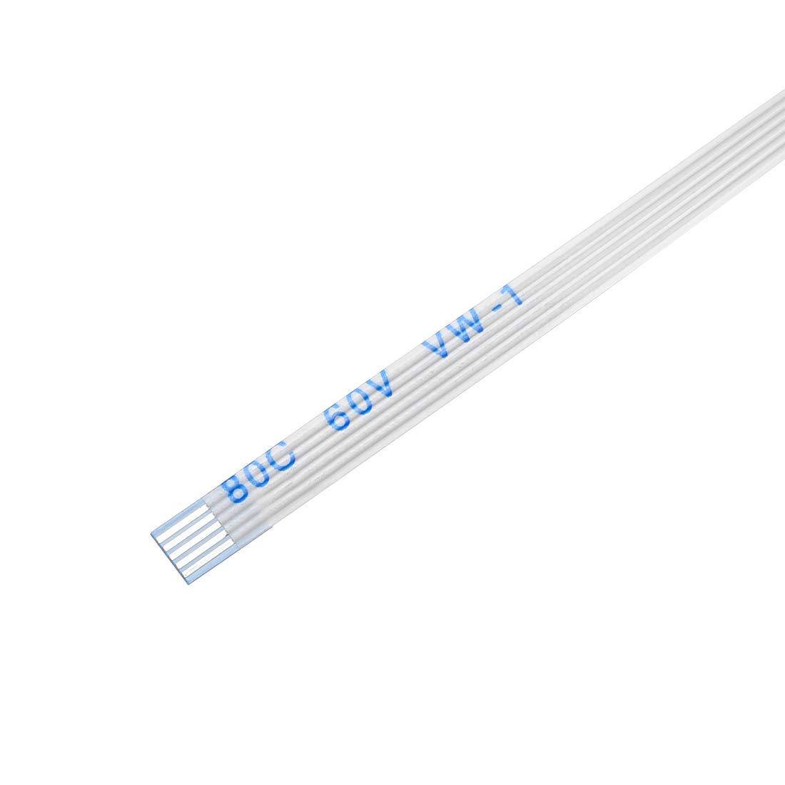 5 Pin 1mm Pitch 100mm Reverse Side Connection FFC Ribbon Flexible Flat Cable