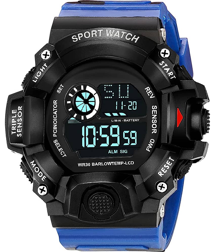 Hala - Black Dial Digital Boys Watch ( Pack of 1 )