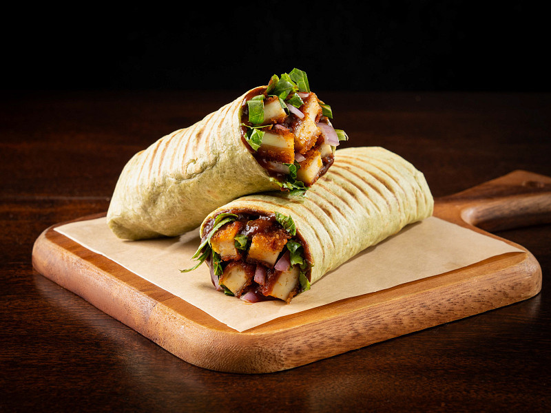 Bbq paneer wrap