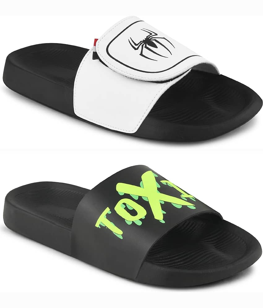 PERY PAO Multi Color Men's Combo Slipper