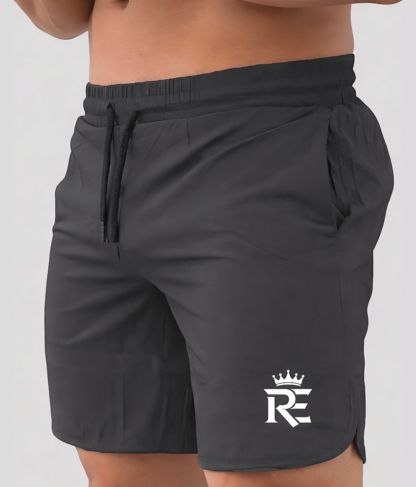 PERSONALITEE Black Polyester Lycra Men's Running Shorts ( Pack of 1 )