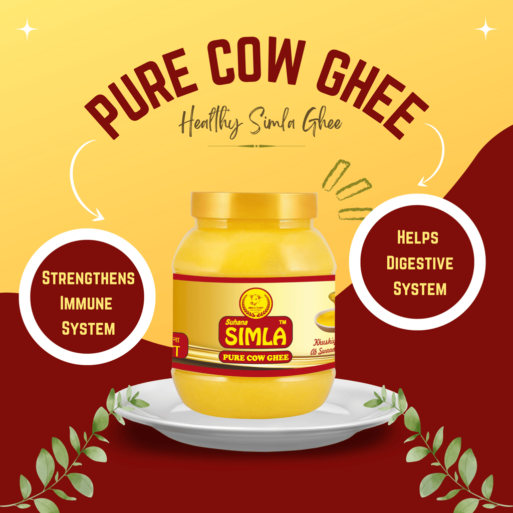 Suhana Simla Premium Danedar Cow Ghee Desi Ghee (1Liter) view 2