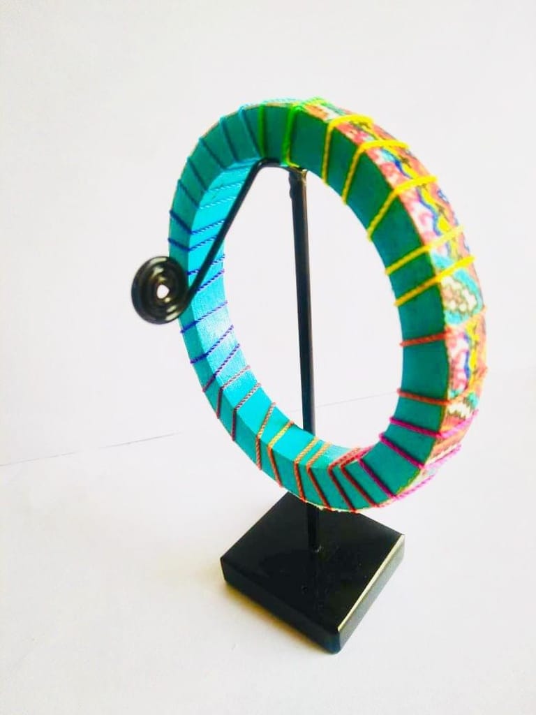 Color Melody - Catchy Teal Bangle view 2
