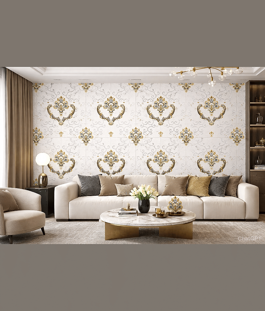 self Adhesive Wallpaper for Living Room Bed Room Hall Peel and Stick Vinyl Wallpaper view 2
