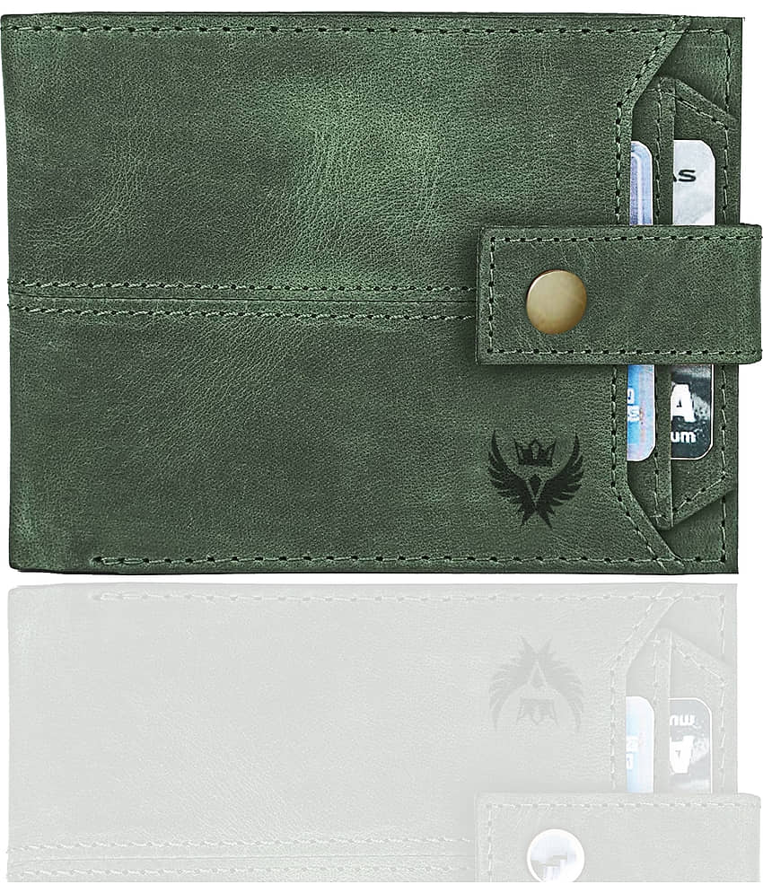 Lorenz Black 100% Leather Men's RFID Wallet ( Pack of 1 ) view 2