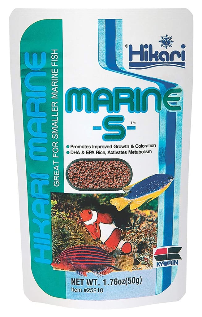 50 g Hikari Marine-S For All Marine and Smaller Marine Fish Food