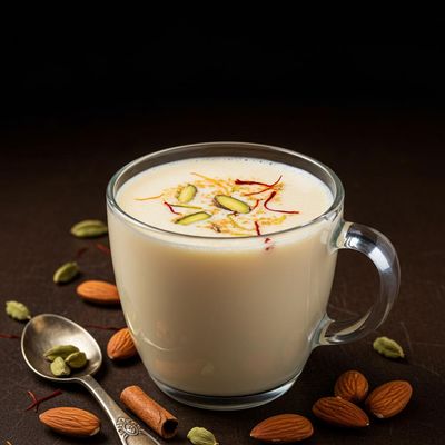 Hot Badam Milk