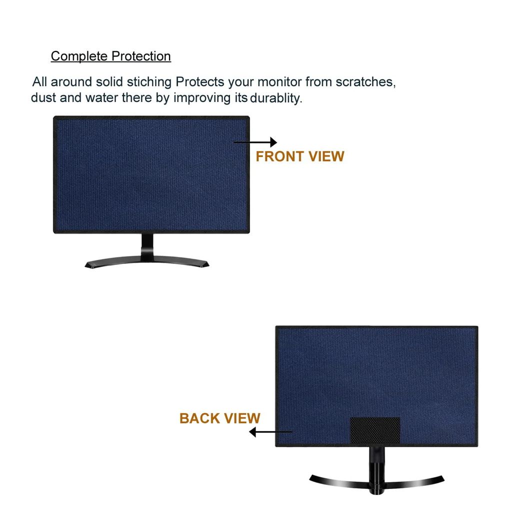PalaP Super Premium Dust Proof Monitor Cover for HP 21.5 inches Monitor (Grey) view 2