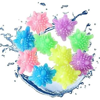 Washing Machine Cleaner Balls, Reusable Tangle Free Clothes Cleaning Ball, Unique Shape Best for Clean and Pack Of 10 view 2