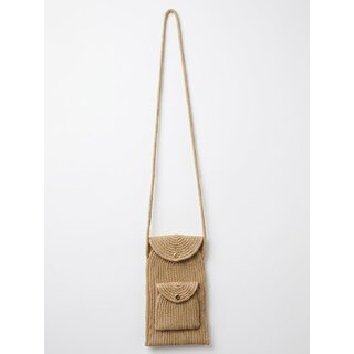 Handmade Cotton Rope Crossbody Sling Bag for Women, Small Shoulder Phone Pouch, Lightweight Mini Travel Bag
