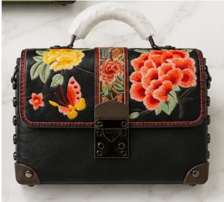 embroidery purse