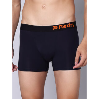 Redry Men's Underwear Anti Bacterial Micromodal Airsoft Trunk (Navy)