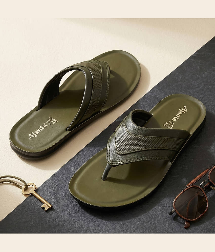 Ajanta EG3015 - Green Men's Sandals view 2