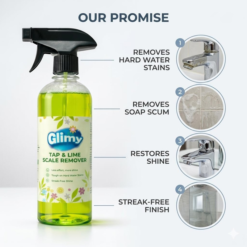 Tap Cleaner & Limescale Remover Spray – 500 ml