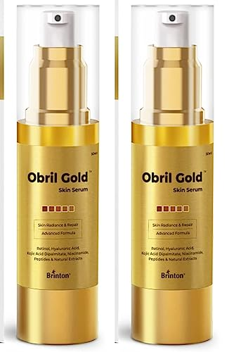 Brinton Obril Gold Skin Serum for Pigmentation & Skin whitening 30 Ml x Pack of 2