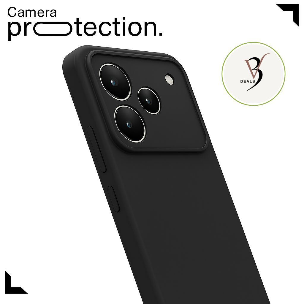 V3Deals Back Cover for Realme P4 Pro 5G | Soft Matte Silicone Finish | Camera Bump Protection | Slim Fit Shockproof Case for Realme P4 Pro | Durable & Lightweight Design view 2