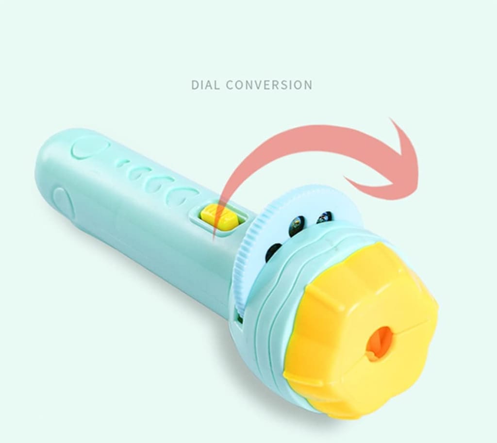 3 Slides Clear Projection Slide Flashlight Projector Torch for Kids, Mini Flash Light Projector Toys for Kids,Lighting Toys for Kids (Random Slides–Multicolor) view 2
