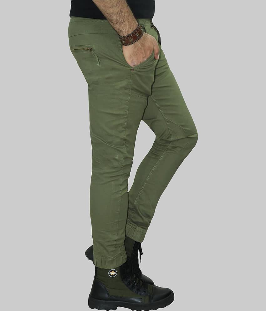 Urban Legends Regular Flat Men's Joggers - Black ( Pack of 1 ) view 2