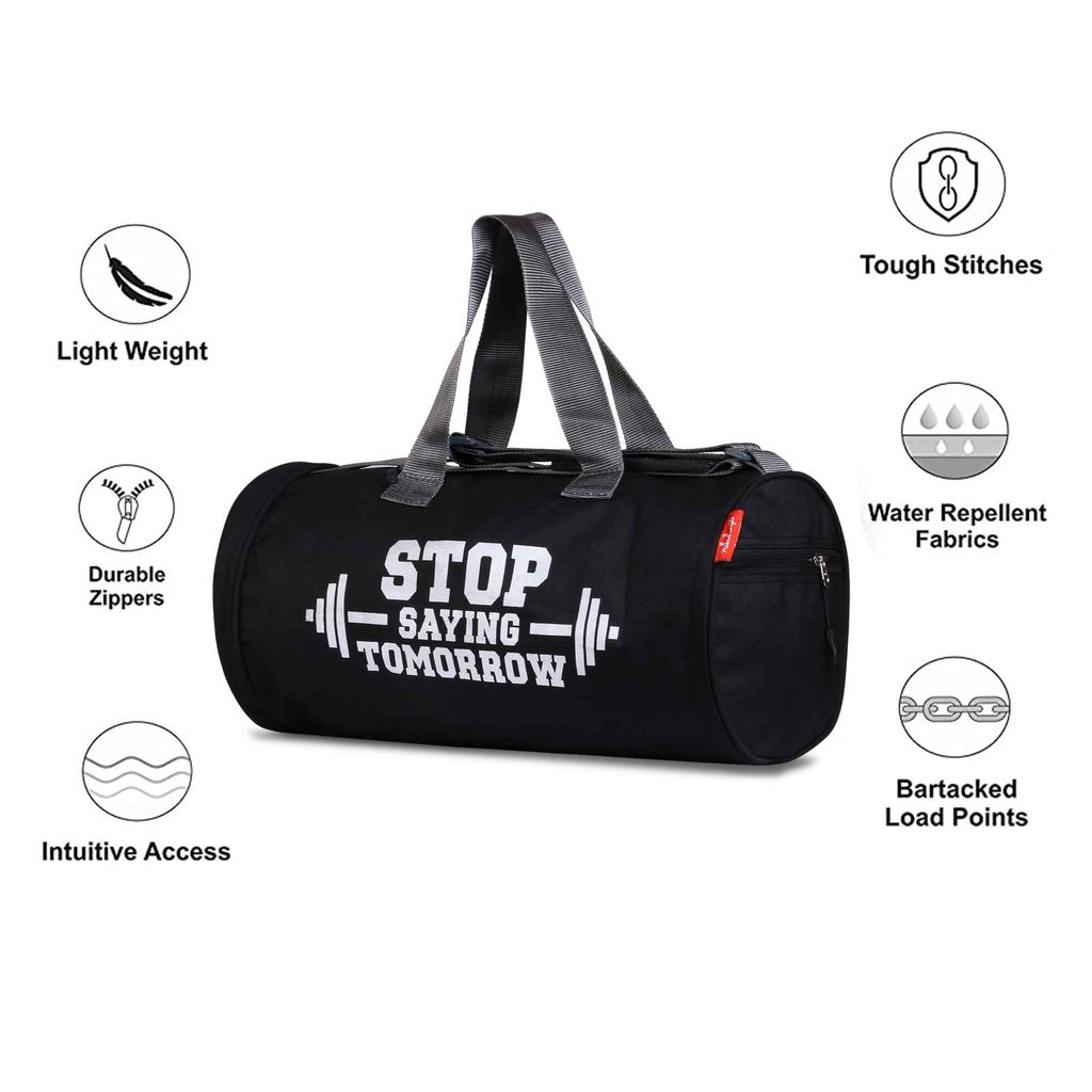 Black Gym Bag view 2