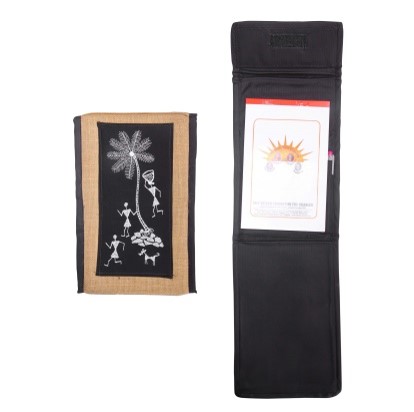 Jute Warli Notepad Holder