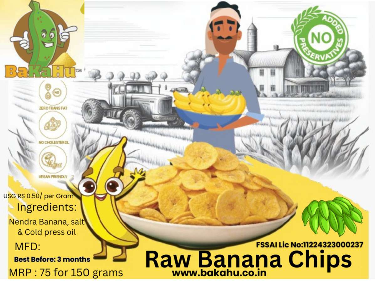 Nendra Banana Chips - Deep fried 150g