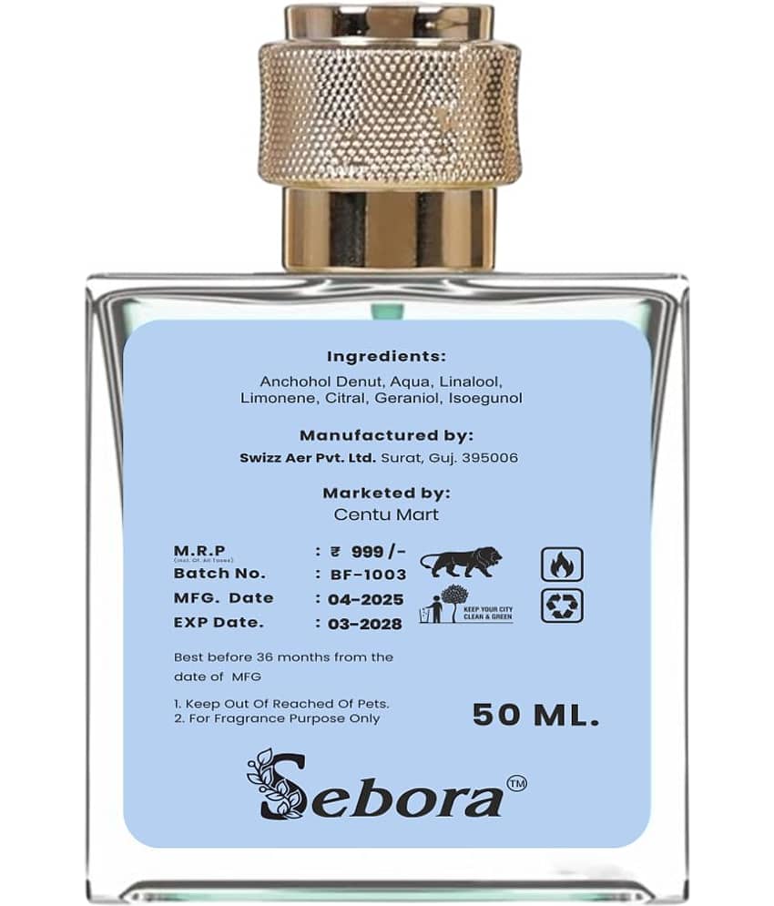 Sebora Eau De Parfum (EDP) Fresh,Floral Medium -Fragrance For Men,Women,Unisex ( Pack of 1 ) view 2