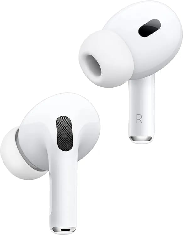 AirPods Pro (Gen 2) –True Wireless Earbuds with Charging Case | Premium White Bluetooth Earphones with Active Noise Cancellation, Transparency Mode, Touch Control view 2