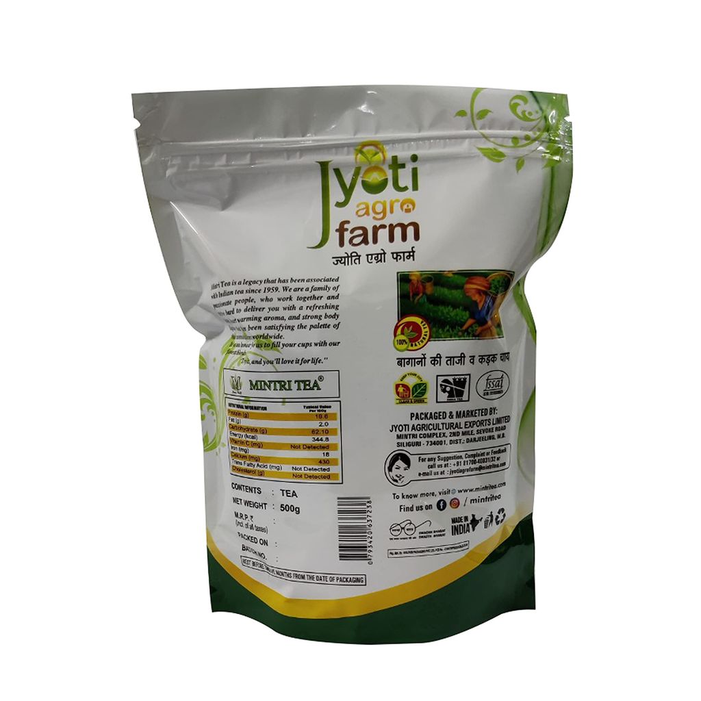 MINTRI TEA - Classic CTC Chai | Jyoti Pure Indian Tea 1kg (2x500gms) view 2