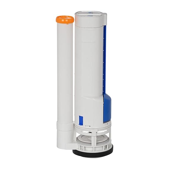Prem's Plastic Double Flush Valve, Cistern Fitting, Siphon Fitting for Commode, Floor Mounted Toilet Lid operated Flush, Push Flush Valve,Concealed Push Flush, 10 inch for 1 Pc