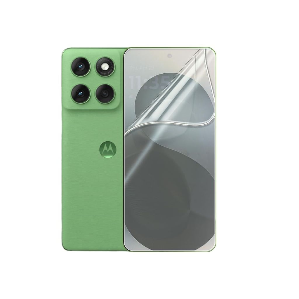 SKINOVITA Premium Glossy Front Screen Protector for Motorola |Smooth Touch & Scratch Resistance