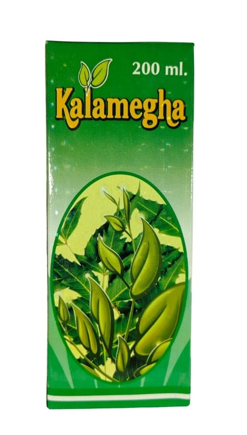 Kalamegha Syrup 200ml | Ayurvedic Liver Support & Detox | Herbal Blood Purifier & Digestive Aid" Herbal Syrup | Pack of 1