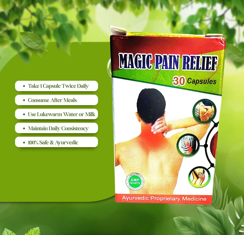 Magic Pain Relief Tablets - Pack of 5 (30 Tablets Each) view 2