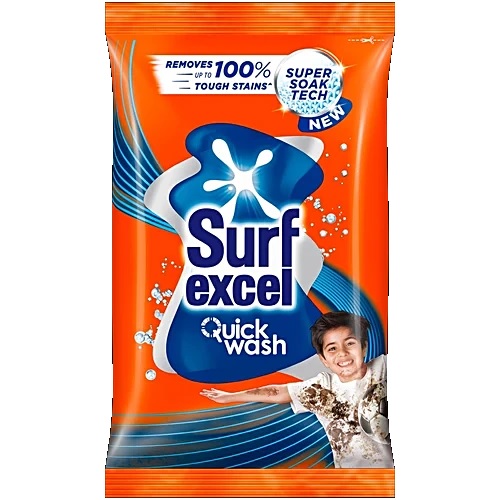 Surf Excel Quick Wash Detergent Powder, 500 gm